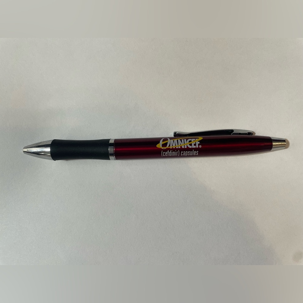 Omnicef Cefdinir Pharmaceutical Drug Rep Metal Pen Stylus Premium UNTESTED AS IS
